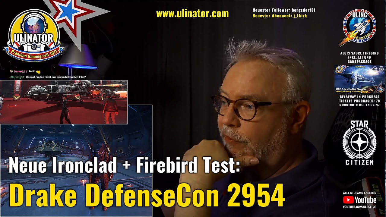 Embedded thumbnail for Drake DefenseCon 2954: Neue Ironclad, Firebird Test und Idris Rundgang